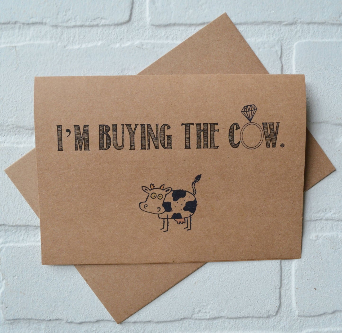 I'M BUYING the COW | groomsmen proposal cards | wedding party invite