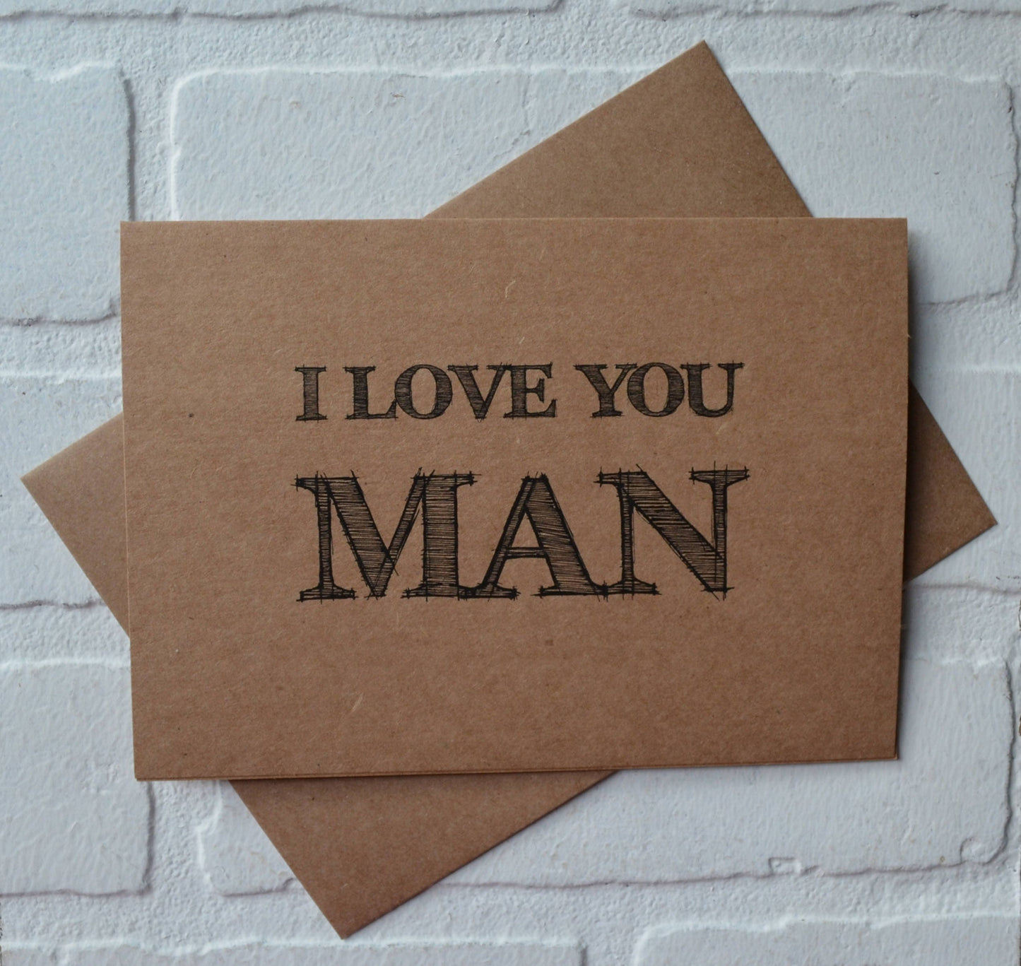 I LOVE YOU MAN groomsmen proposal cards | wedding party invite