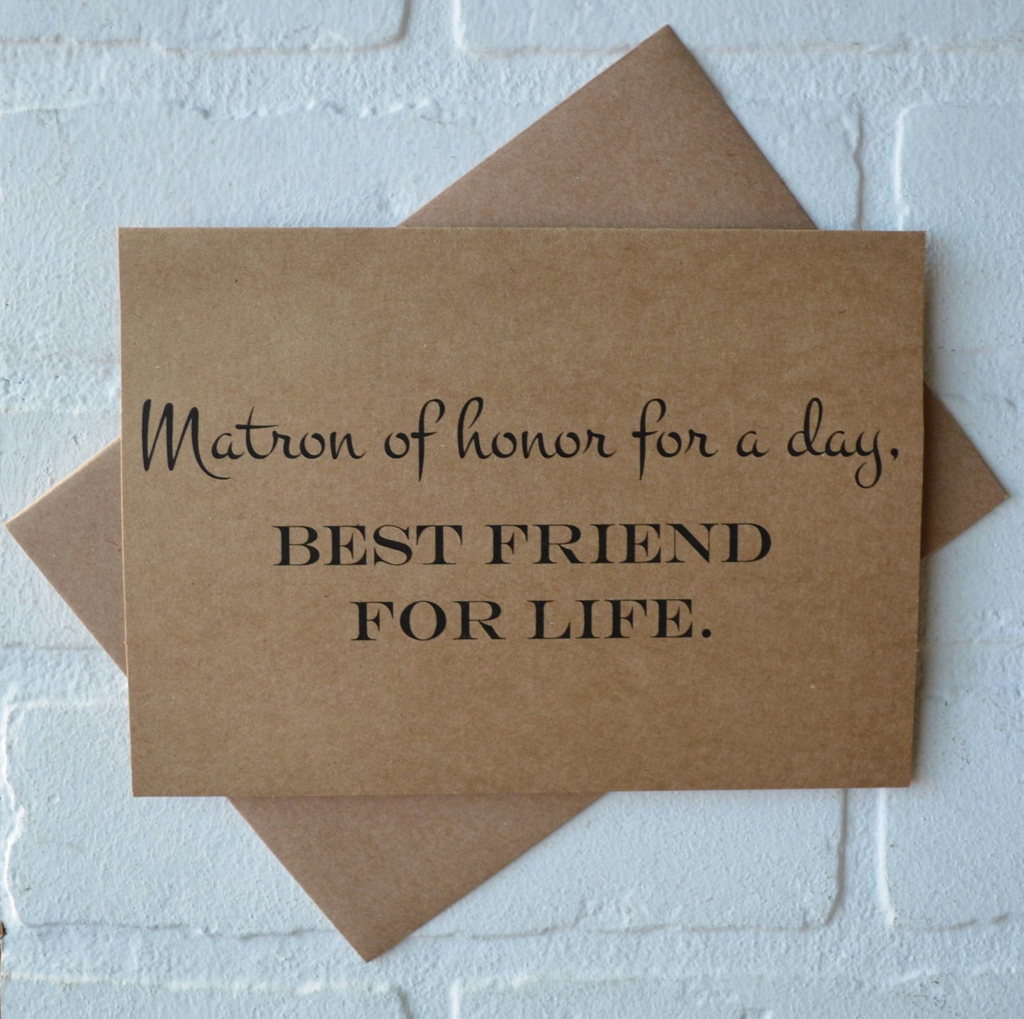 Bridesmaid for a day best friend for life | Bridesmaid proposal card | wedding party invite