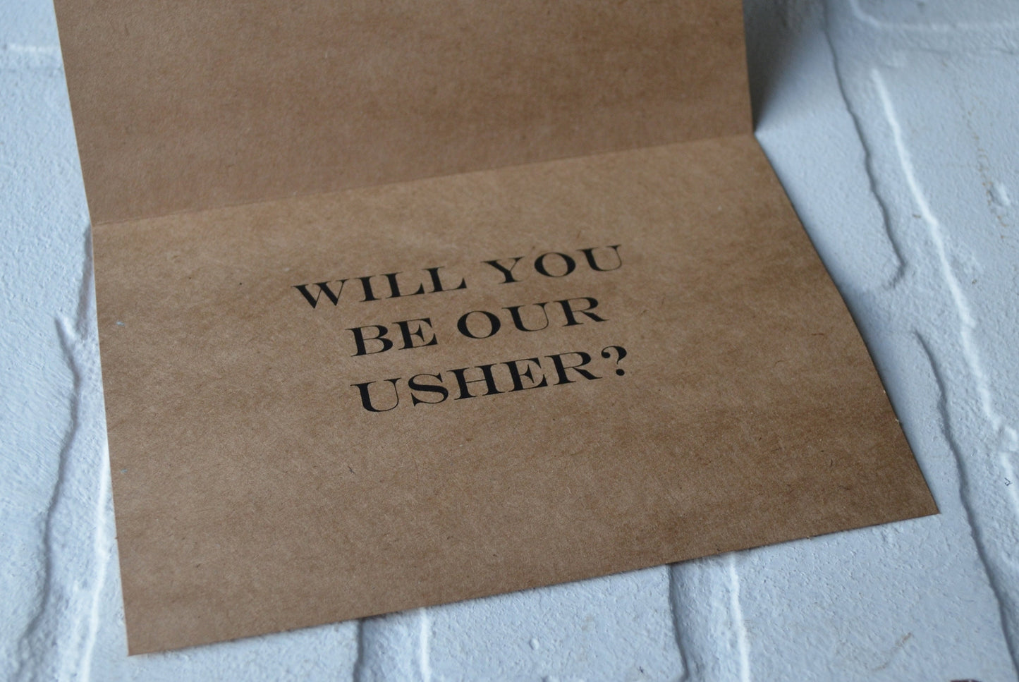 All you have to do IS SHOW UP | groomsmen proposal card | wedding party invite