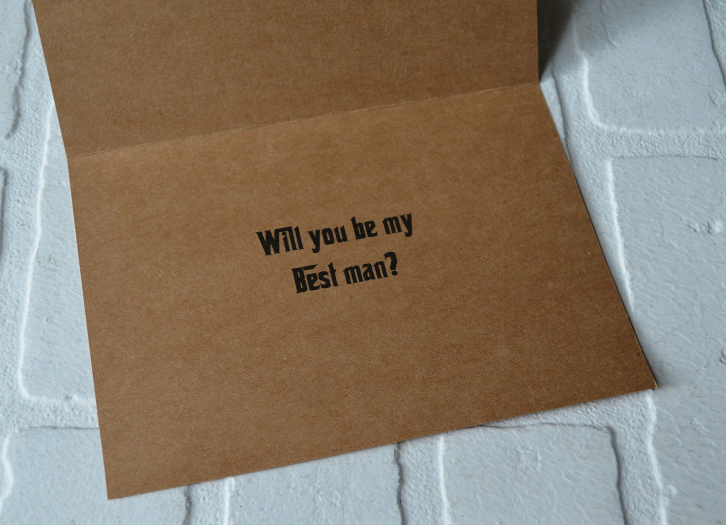 I MADE HER an offer she couldn't refuse | groomsmen proposal cards | wedding party invite