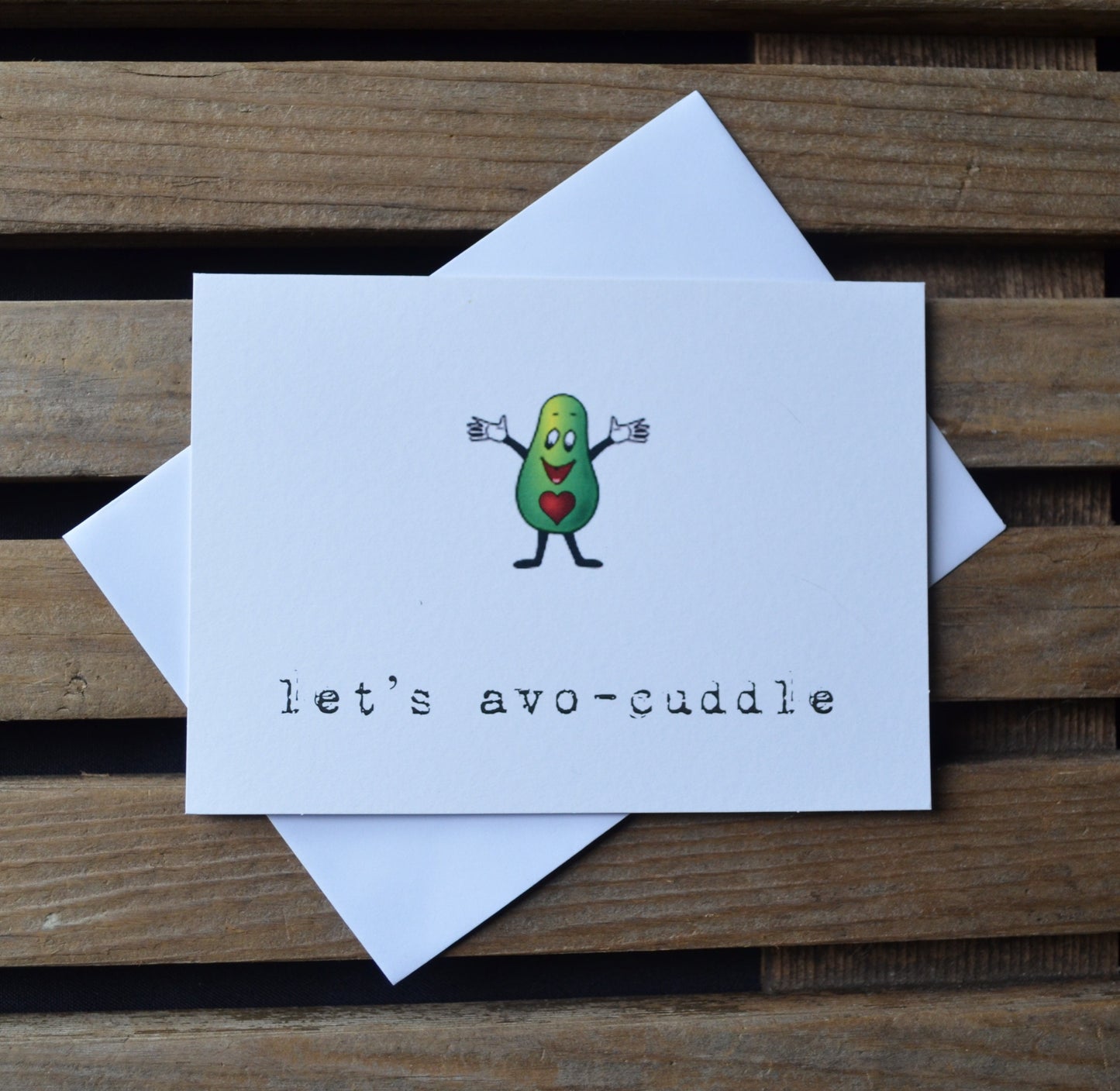 Lets AVO cuddle Funny Valentines Day card anniversary card funny love cards avacado card funny sex card boyfriend card girlfriend card