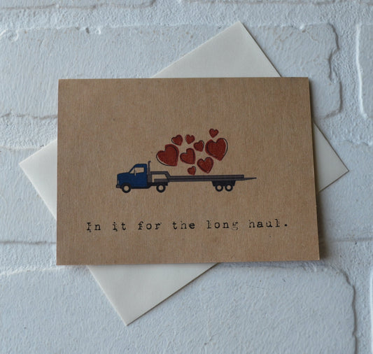 In it for the long haul | Happy Valentine's Day Greeting Cards