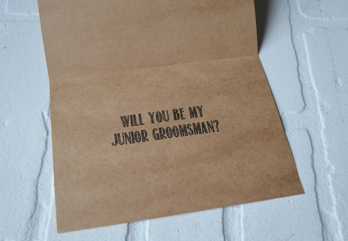 I LOVE YOU MAN groomsmen proposal cards | wedding party invite