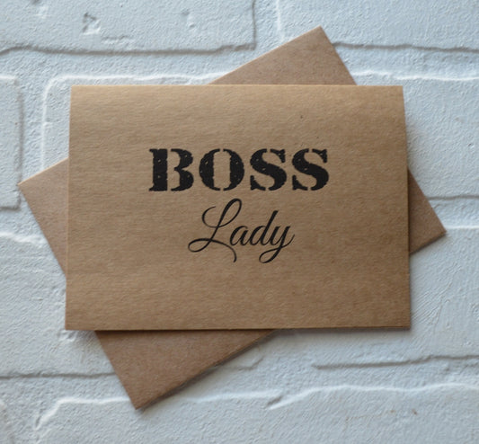 Boss lady | greeting card | encouragement