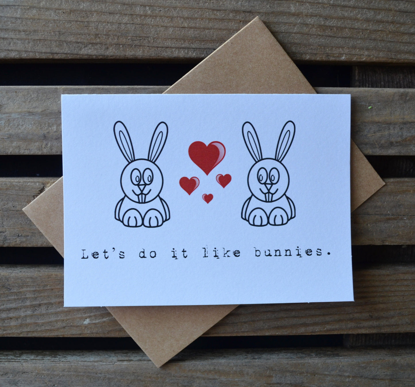 Let's do it like bunnies | Happy Easter | Holiday Card