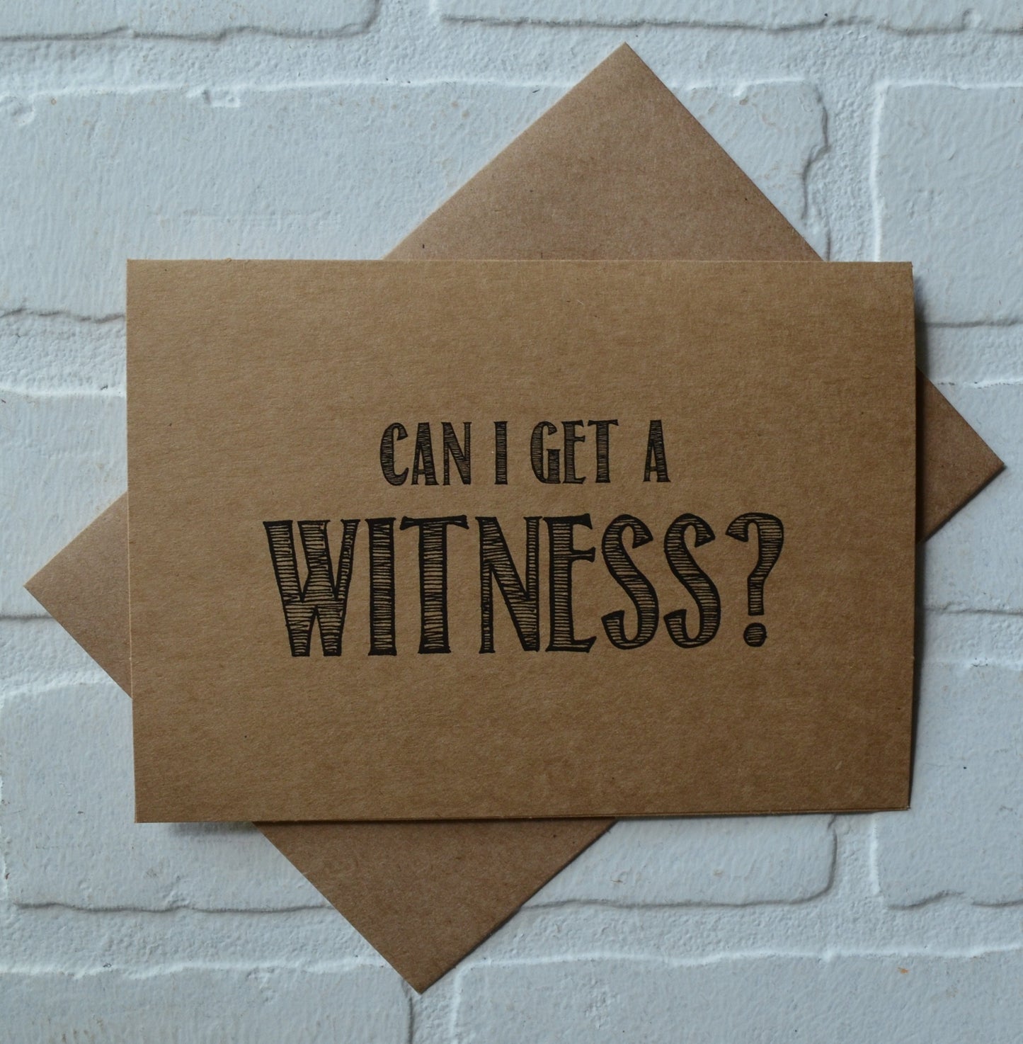 Can I get a witness | bridesmaid proposal card | wedding party invite