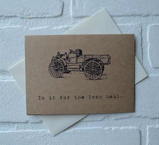 In it for the long haul | Happy Valentine's Day Greeting Cards