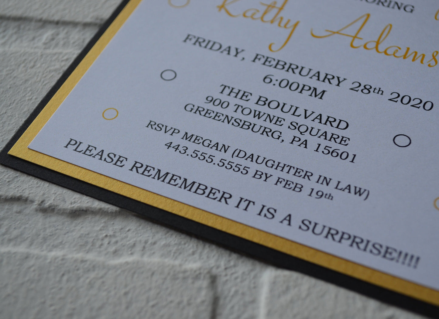 CHEERS to 70 YEARS birthday party invitations | surprise birthday invite | 40 50 60 70 years | black and gold invite | happy birthday invite