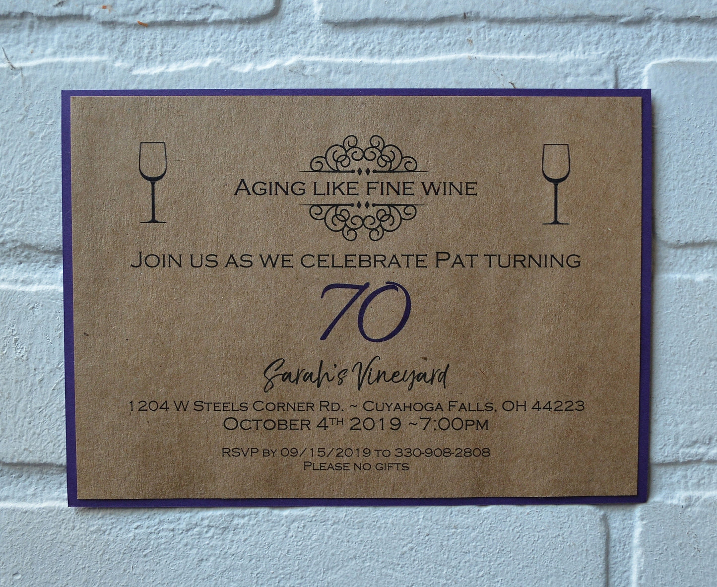 AGING like FINE WINE birthday party invitations | wine birthday invite | 40 50 60 70 years | winery invite | happy birthday invitations