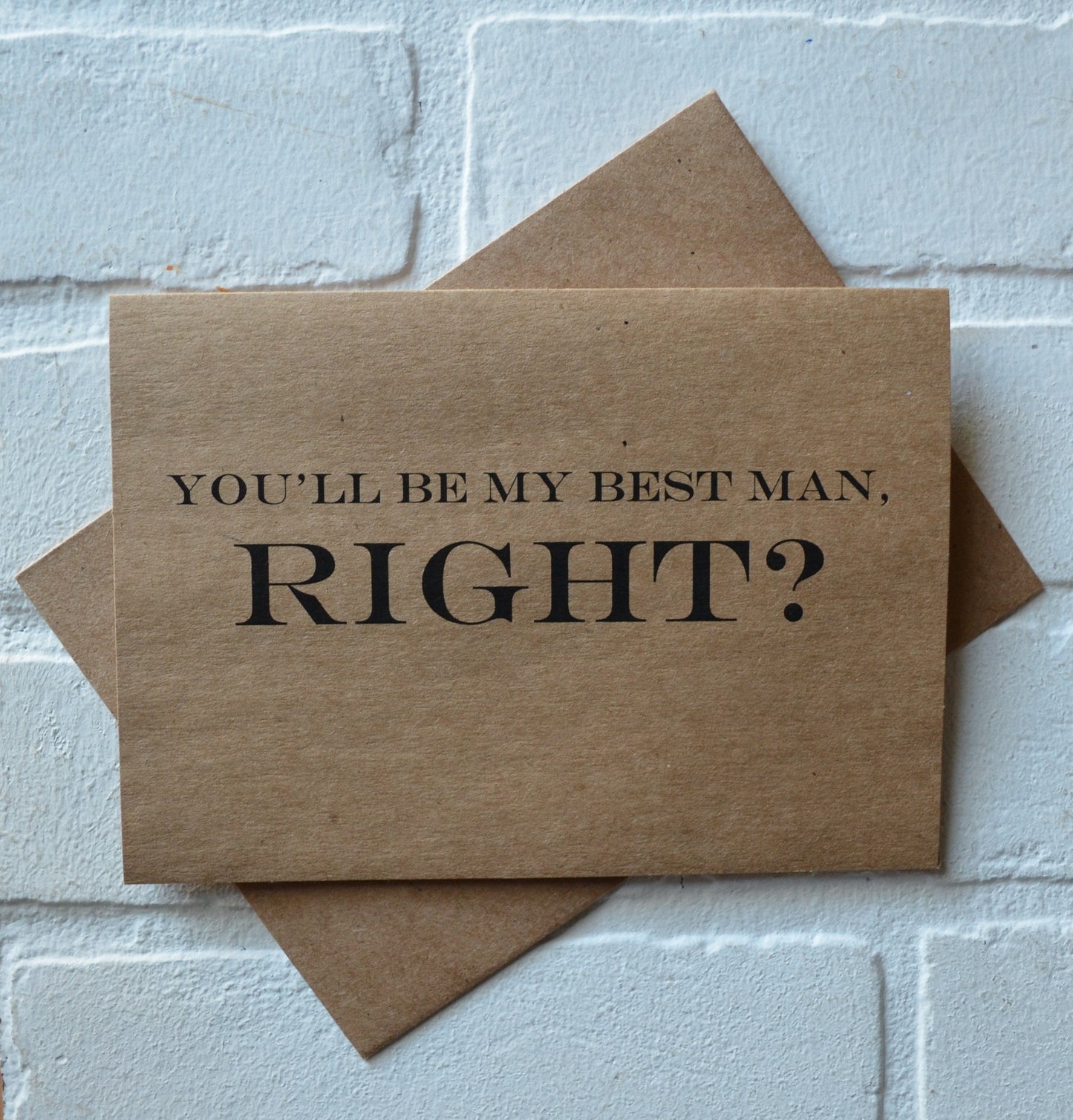 YOULL BE MY best man right | groomsmen proposal cards | wedding party invite