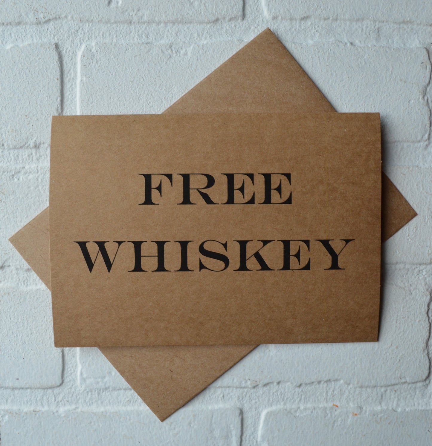 FREE WHISKEY groomsmen proposal cards | wedding party invite