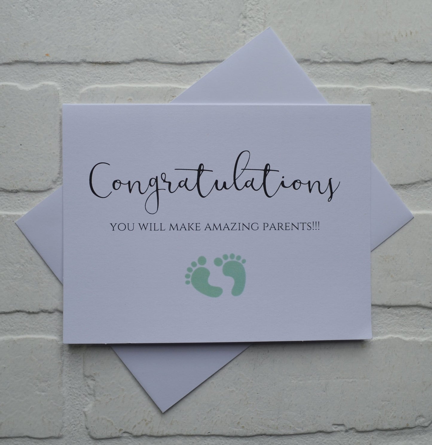 Congratulations you will make amazing parents | new baby card | expecting parents | congrats