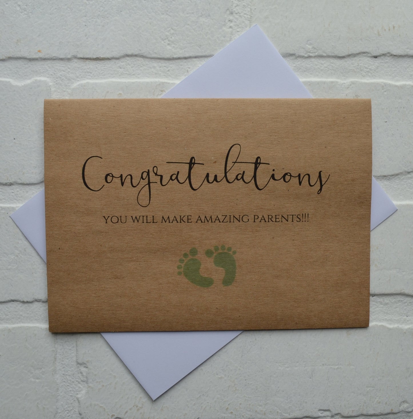 Congratulations you will make amazing parents | new baby card | expecting parents | congrats