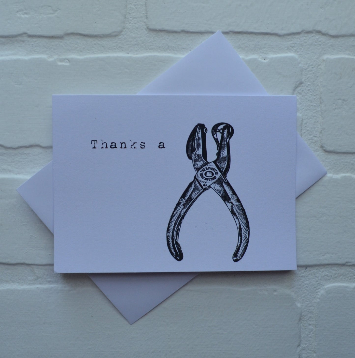 Thanks a hole punch | Thank You Greeting Cards | Love Card | Pun