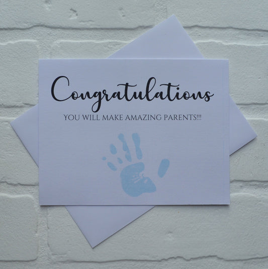 Congratulations you will make amazing parents | new baby card | expecting parents | congrats