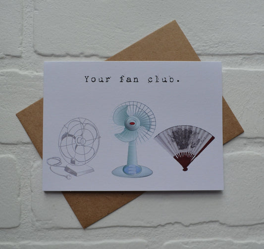 Your fan club | Encouragement & Congratulations Greeting Cards | Love Card