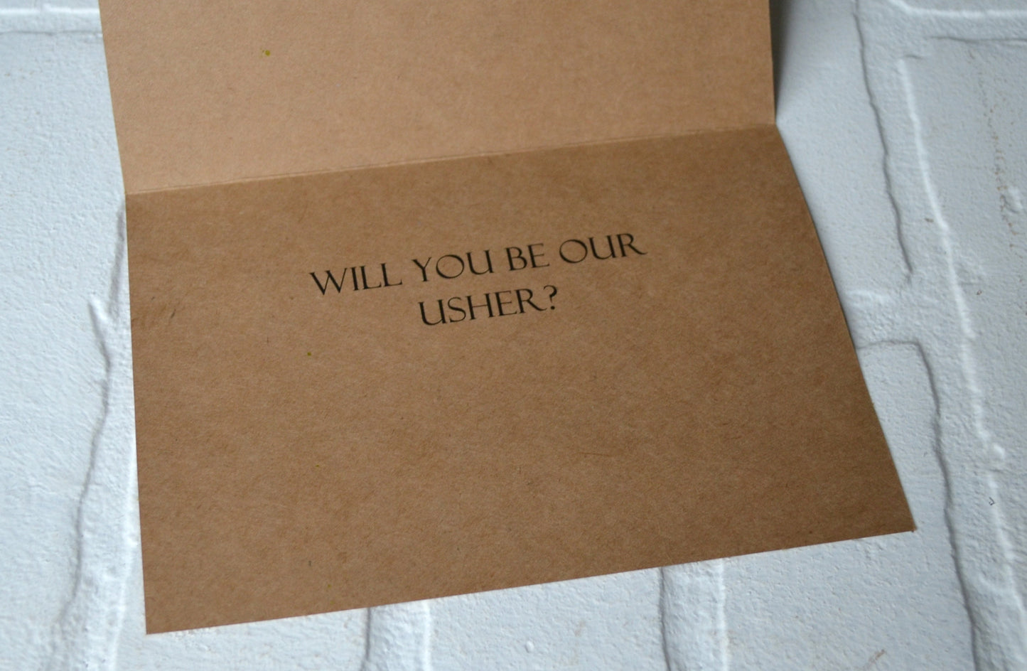 Because you're my brother from another mother | groomsmen proposal card | wedding party invite