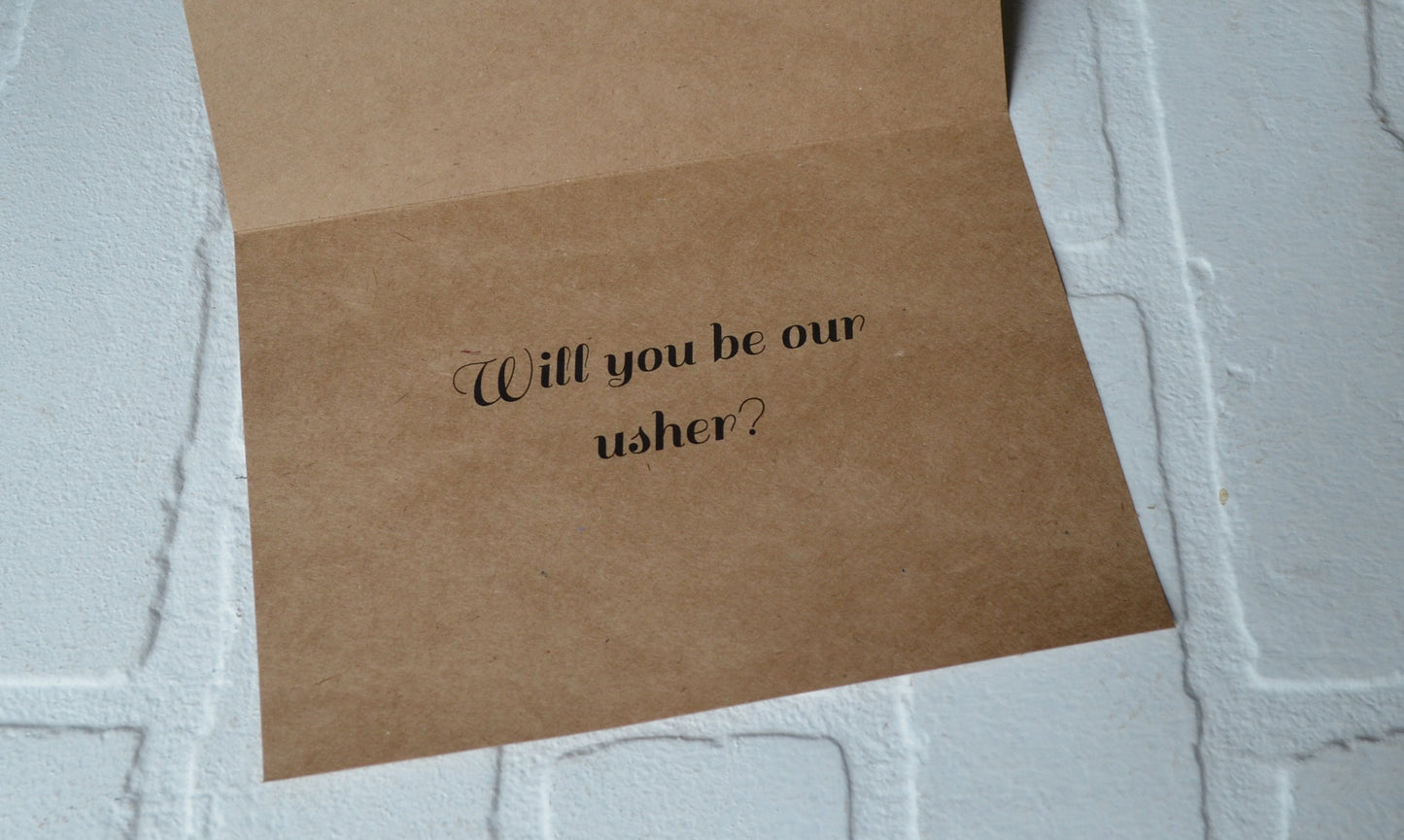 Will you help us TIE the KNOT | groomsmen proposal cards | wedding party invite