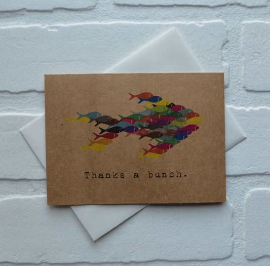 Thanks a bunch | Fishing Card | Love | Happy Valentine's Day Greeting Cards