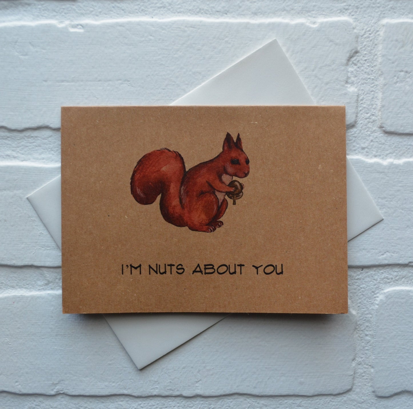 I'm nuts about you | Happy Valentine's Day Greeting Cards | Love Card | Pun