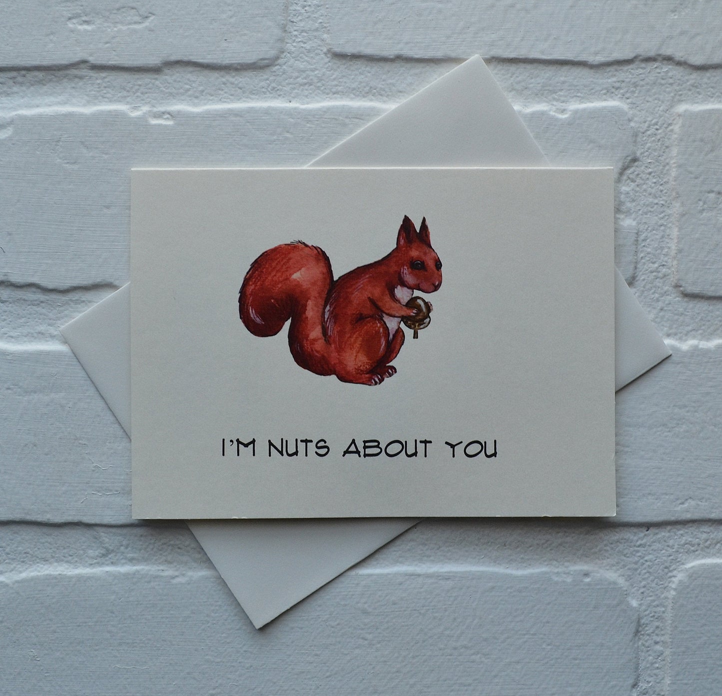 I'm nuts about you | Happy Valentine's Day Greeting Cards | Love Card | Pun