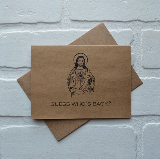 GUESS WHO'S BACK | Happy Easter | Holiday Card