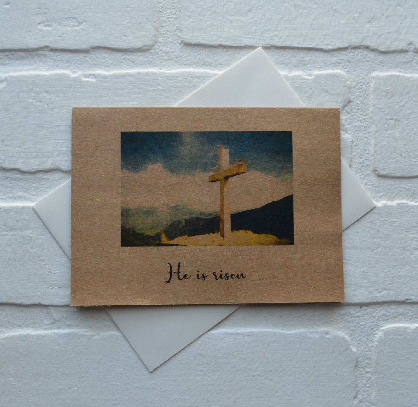 HE is risen | Happy Easter | Religious Greeting Card