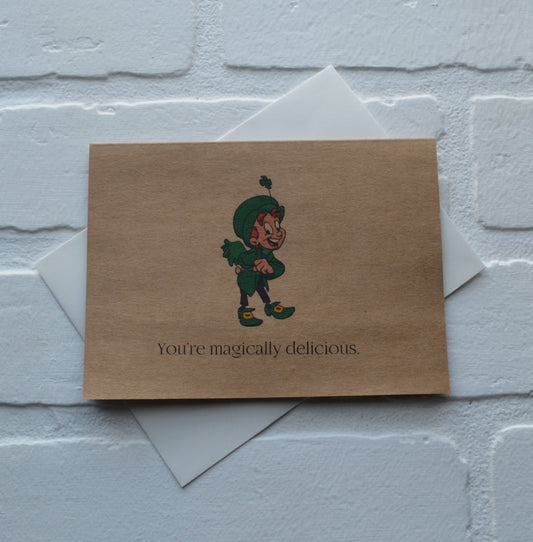 YOURE MAGICALLY DELICIOUS | Happy St. Patrick's Day greeting cards