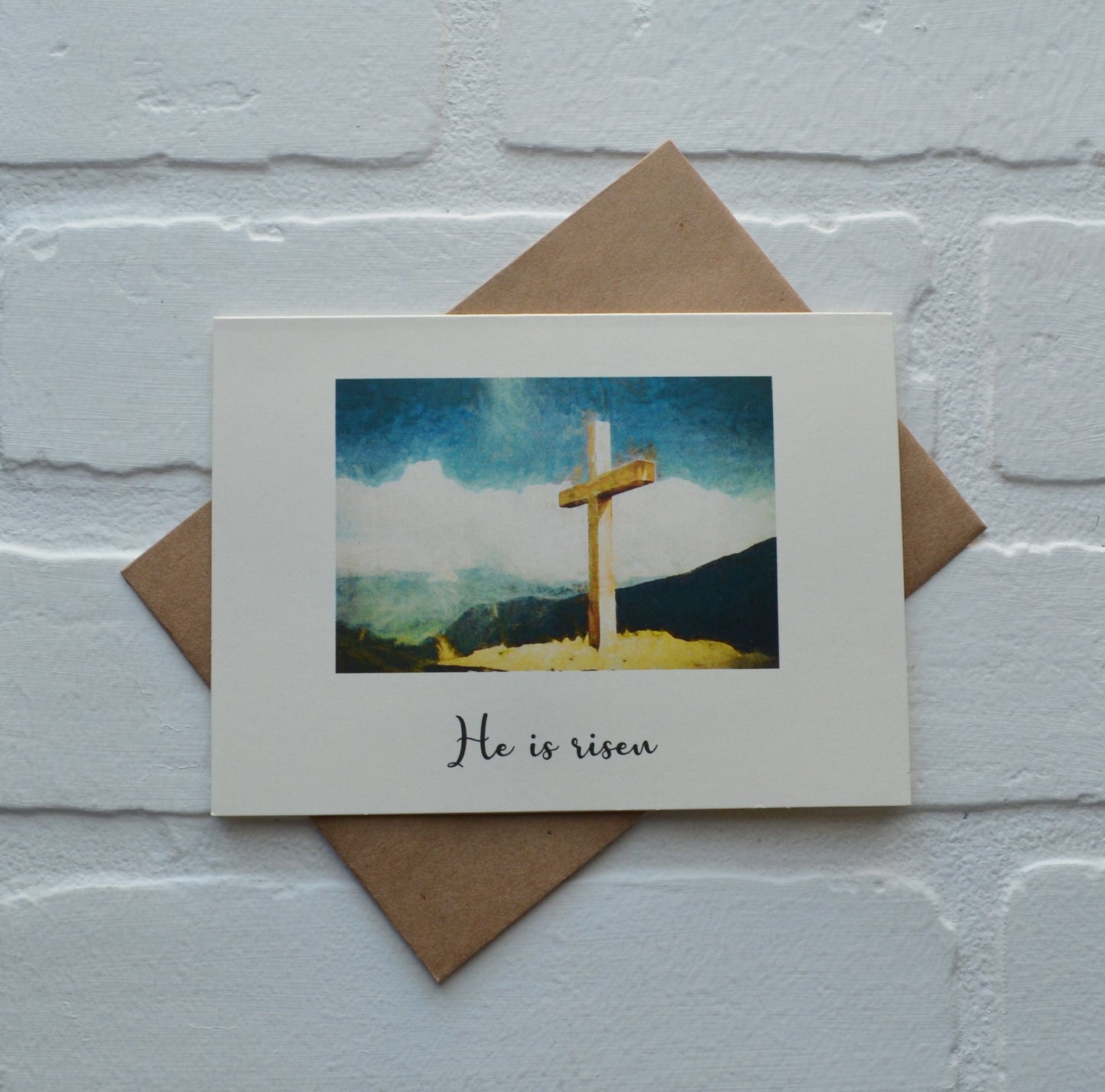 HE is risen | Happy Easter | Religious Greeting Card