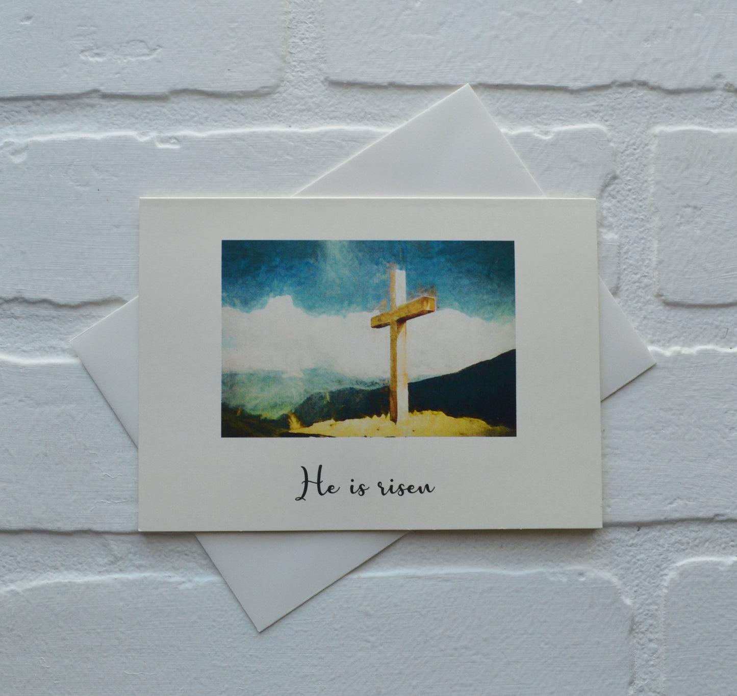 HE is risen | Happy Easter | Religious Greeting Card