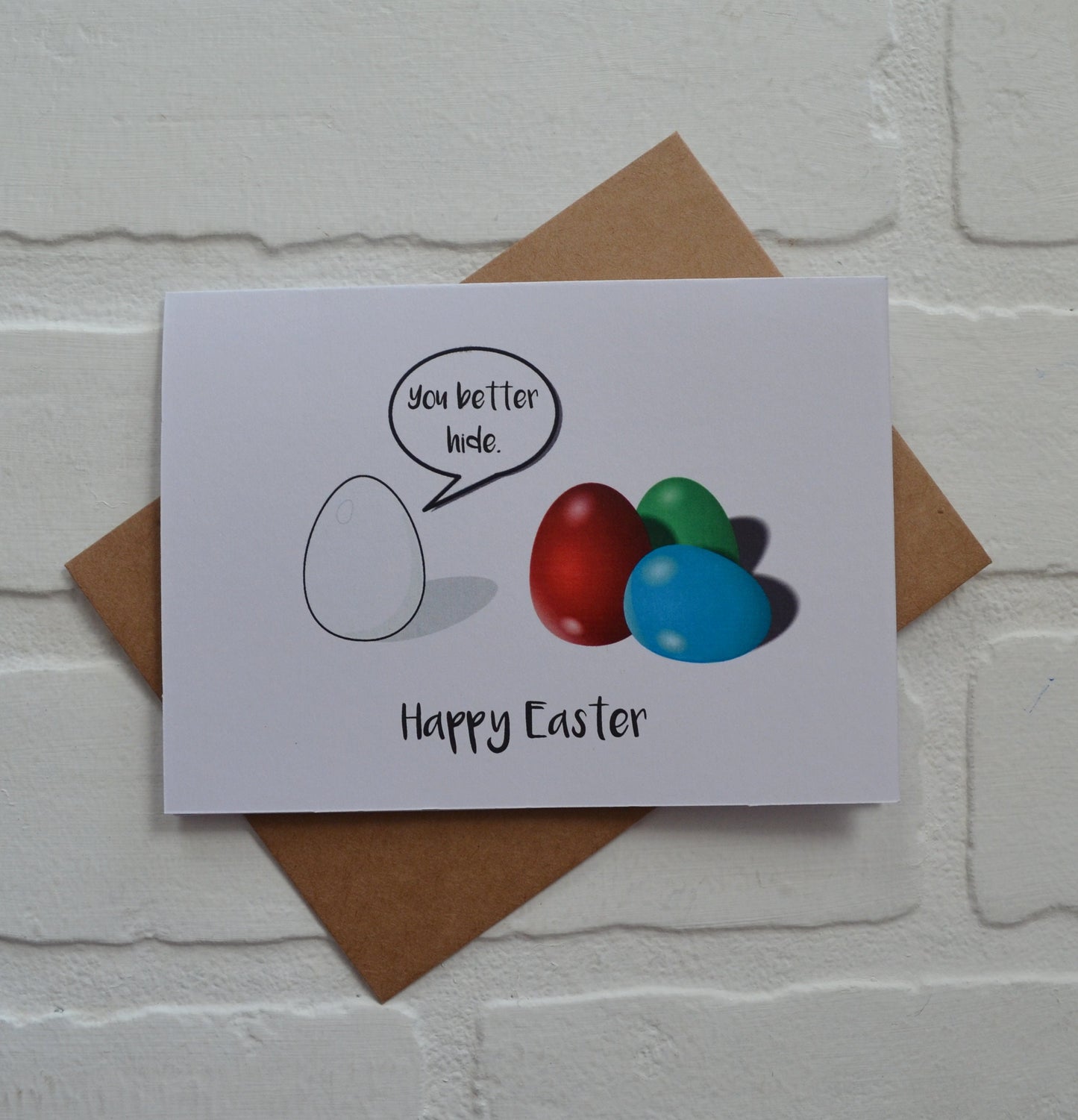 You better hide | Happy Easter | Holiday Card