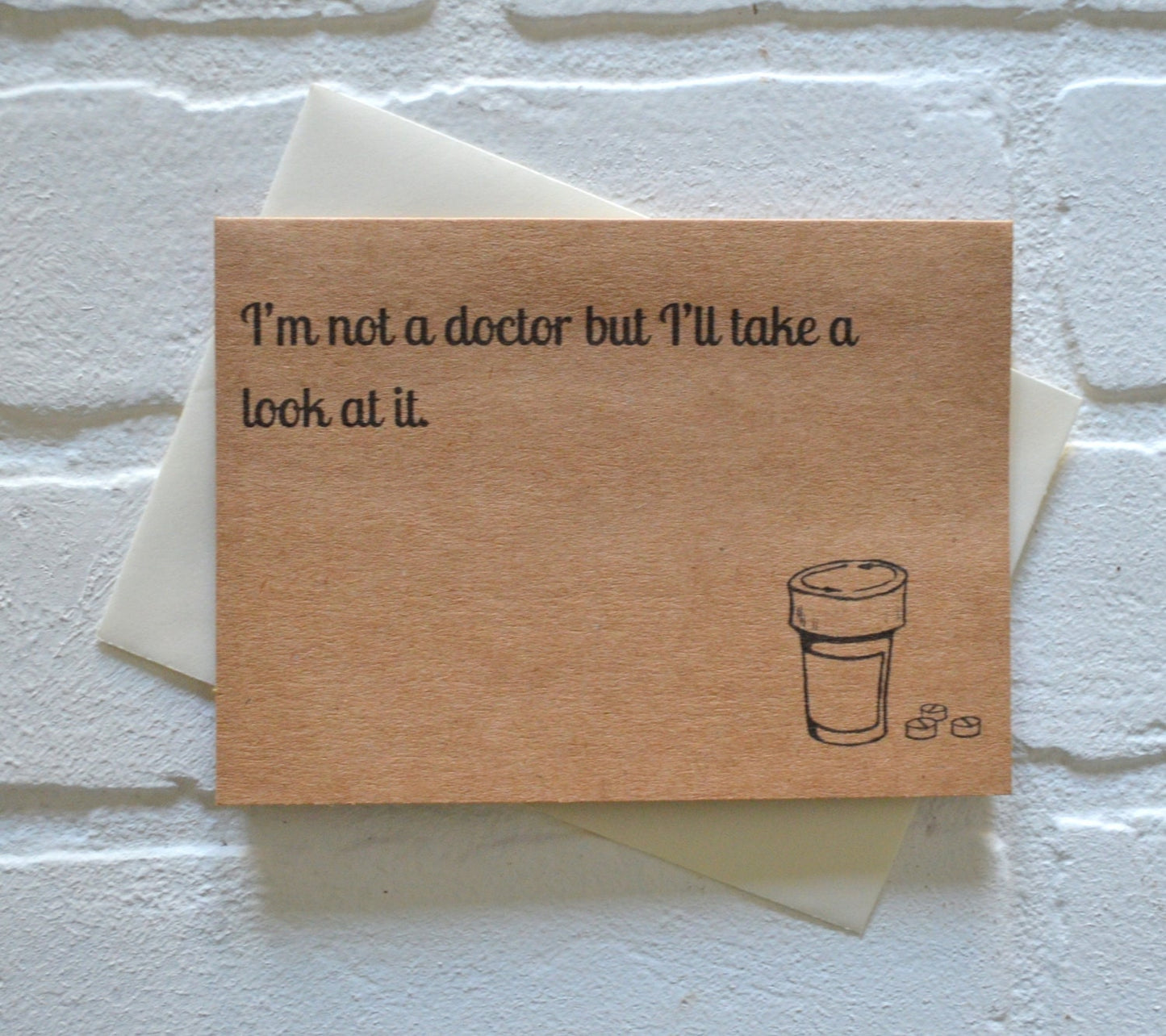 Im not a DOCTOR but Ill TAKE a LOOK Romance Card | dirty card | anniversary | funny love cards | naughty mature cards doctor cards | nurse