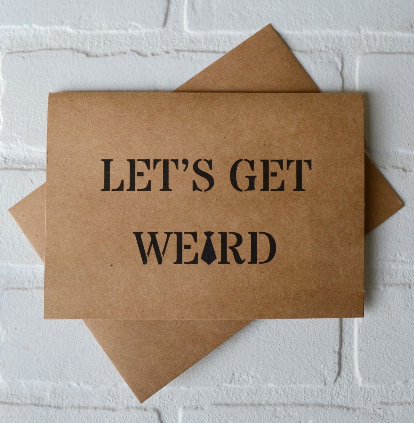 LETS get WEIRD | groomsmen proposal cards | wedding party invite