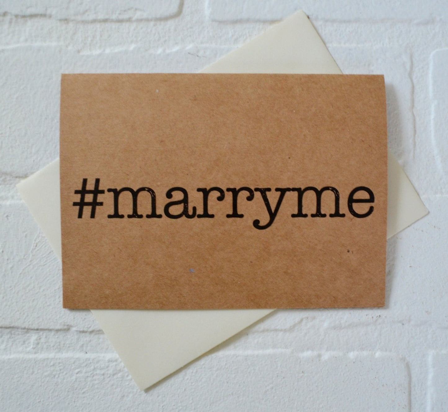 MARRY ME #marryme card | hashtag card | friend card | rustic note card | will you marry me card | love card | wedding | wedding proposal