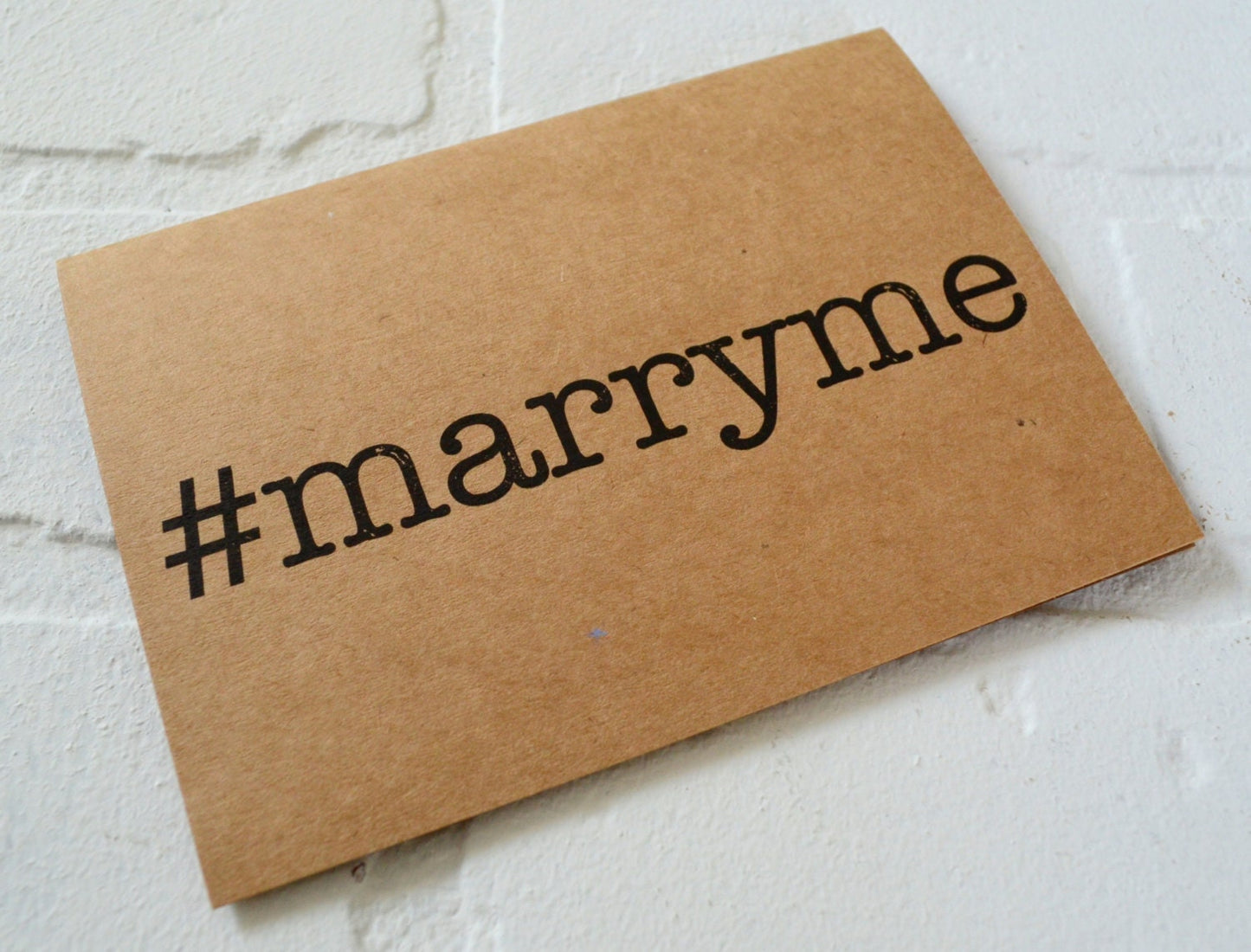 MARRY ME #marryme card | hashtag card | friend card | rustic note card | will you marry me card | love card | wedding | wedding proposal