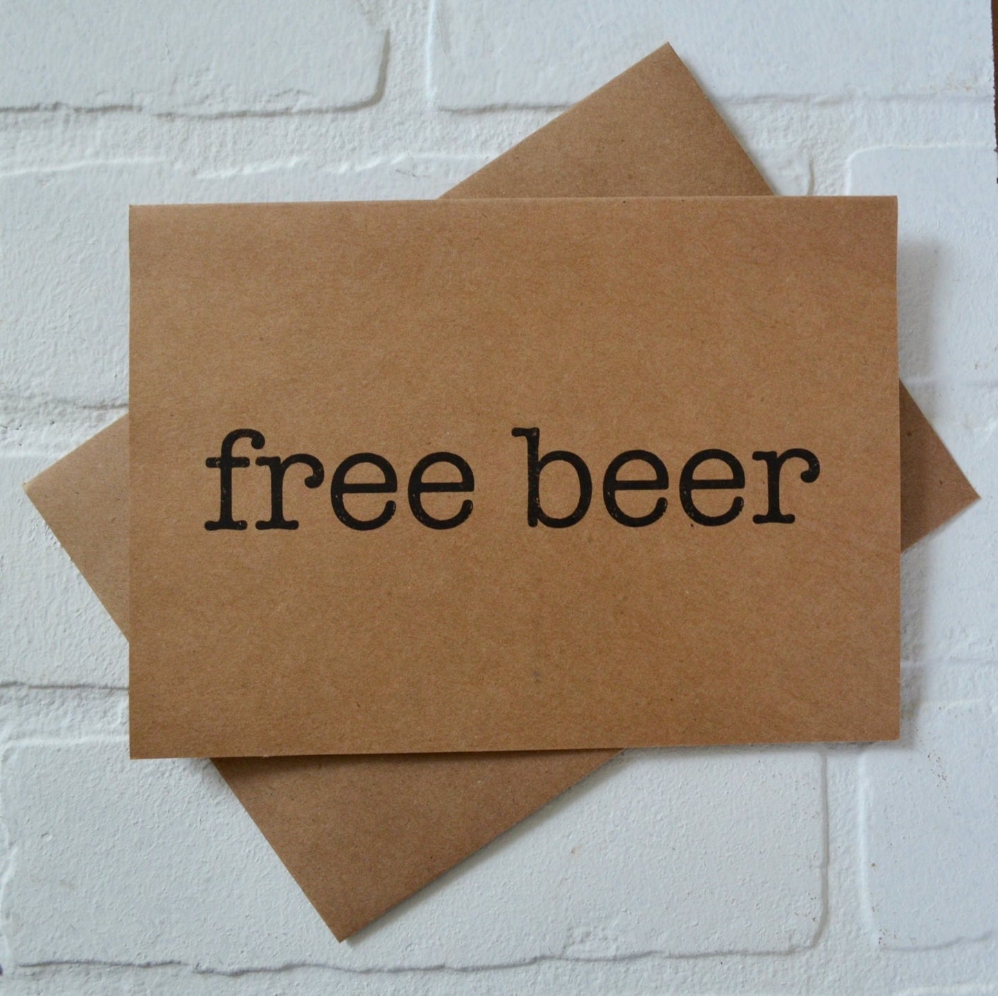 Free Beer | groomsmen proposal cards | wedding party invite