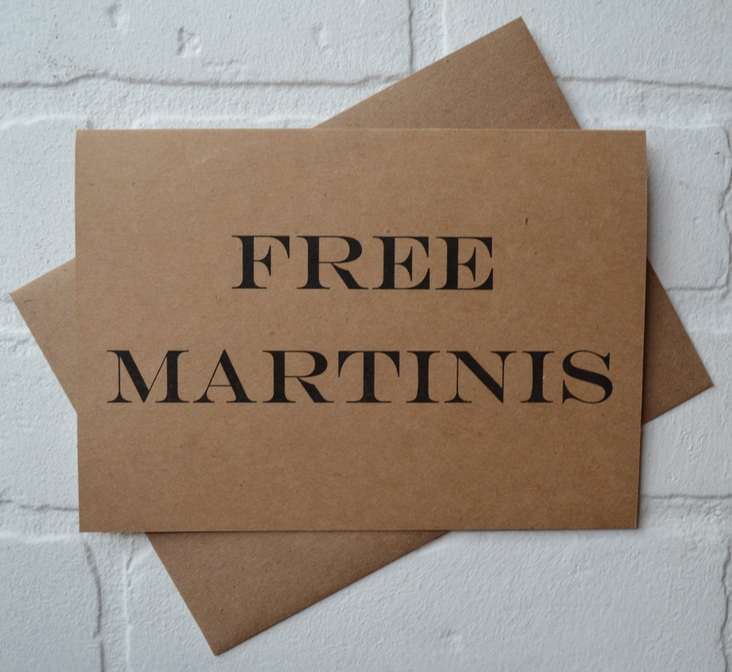 Free martinis | groomsmen proposal card | wedding party invite